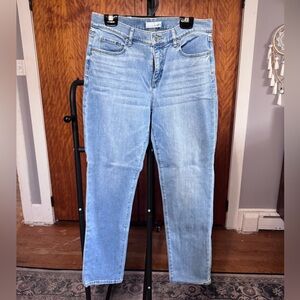 LOFT Girlfriend Jeans Size 8 29 Light Wash Mid Rise Denim